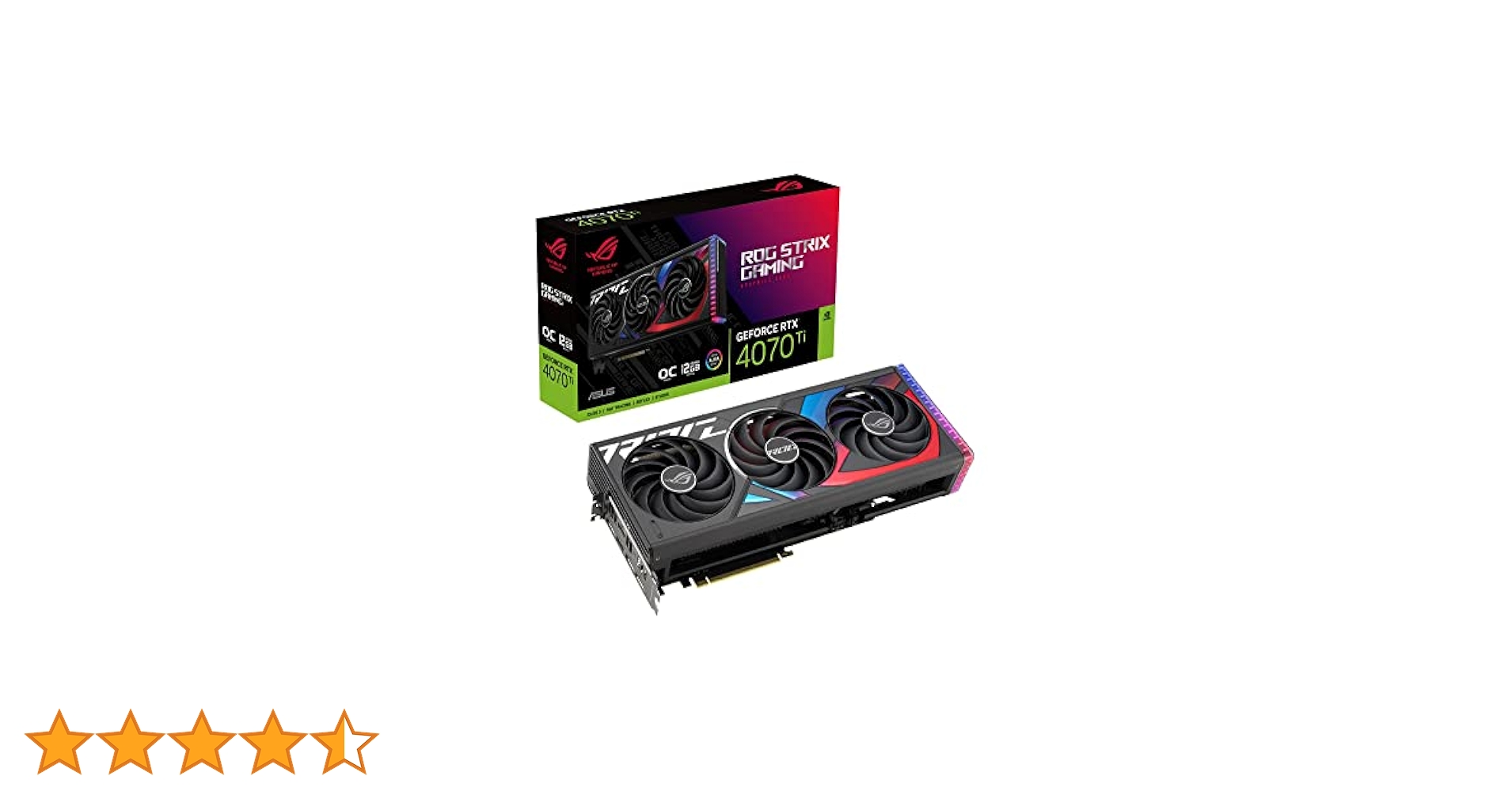 Amazon | ASUS nVidia GeForce ROG-STRIX-RTX4070TI-O12G-GAMING
